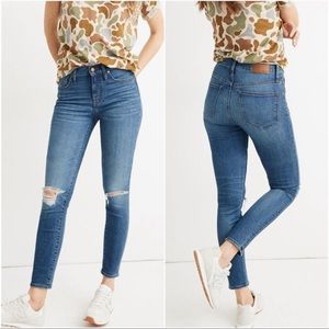 Madewell Skinny Crop Jeans Delmar Wash 32 k7517